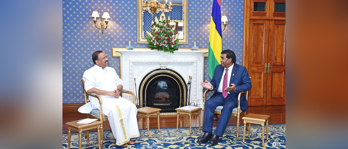  Visit of  MoS Shri. V. Muraleedharan to Mauritius (November 01-02, 2023)<br/>
Courtesy call on Mauritian President H.E. Prithvirajsing Roopun
