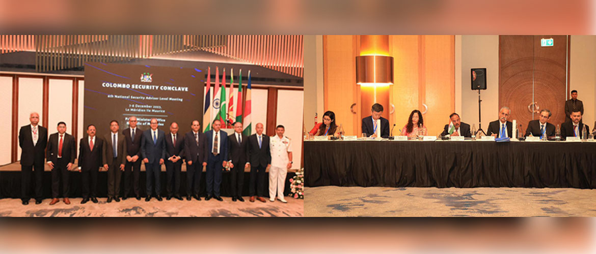  6th NSA-level Meeting of the Colombo Security Conclave held in Mauritius (07 December 2023)